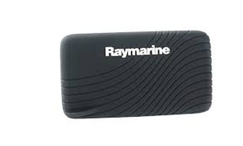 Raymarine R70112 i40 sun cover, dark grey ribbed silicone cover with white Raymarine lettering