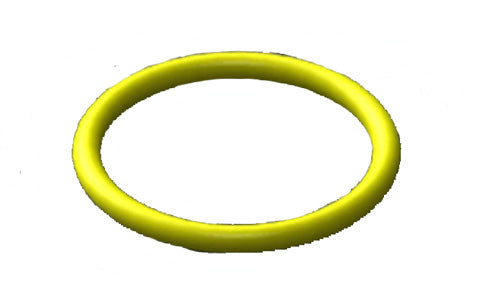 B&G Simrad 000-12232-001 ForwardScan O ring, thick yellow rubber O ring shown in three-quarter view