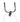 Scanstrut FM-1 stainless steel U-shaped frame with black swivel joint, front view over a faint frame outline