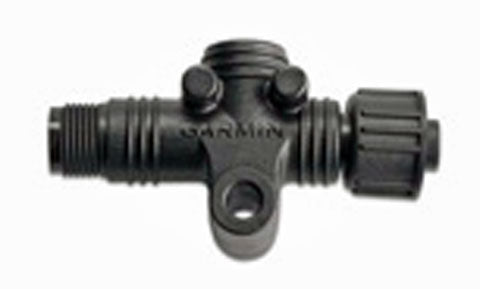 Garmin NMEA 2000 inline terminator male 010-11096-00, black T-shaped plug with a mounting eye