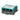 Mastervolt MasterBus serial interface, teal and grey module with three RJ45 sockets and barcode label on top