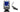 Lowrance Hook-3x 000-12636-001 fishfinder with blue DownScan sonar screen, beside the 400/800kHz skimmer transducer