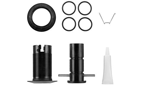 Garmin 010-12345-00 mounting kit GST 43, black rubber ring, four O-rings, steel clip and sealant tube
