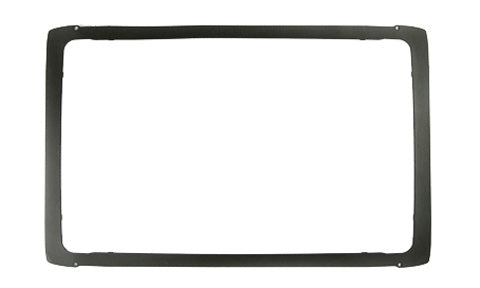 Lowrance 000-14190-001 Hook2 12 dash gasket kit, black rectangular rubber gasket frame with rounded corners