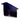 Airmar R109LHW 010-12182-20 in-hull transducer, dark blue streamlined housing with black base, angled view