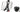 ROKK Mini RLS-508-402 tablet kit holding a tablet on a ball-joint arm with a red-tabbed base, front view