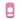 Garmin 010-10644-10 pink silicone case for Edge 800 and 810, front view with round screen opening