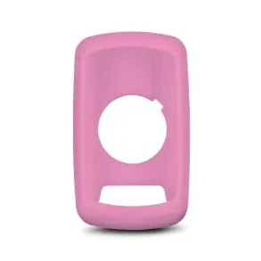 Garmin 010-10644-10 pink silicone case for Edge 800 and 810, front view with round screen opening