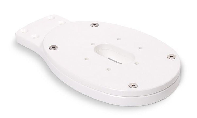 Seaview ADA-F1 modular top plate for FLIR M-Series M132 and M232, white plate with a slot and screw holes