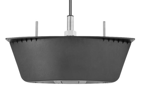 Garmin Panoptix PS60 010-01406-00 down sonar transducer for thru hull mounting, black fairing with studs and stem