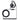 Icom SP-29 earhook earphone, black ear-hook speaker on a coiled cable with 3.5mm plug and Icom logo