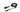 Raymarine A80312 Dragonfly CPT-DV to CPT-DVS extension cable 4 m, coiled black cable with a splitter and plugs