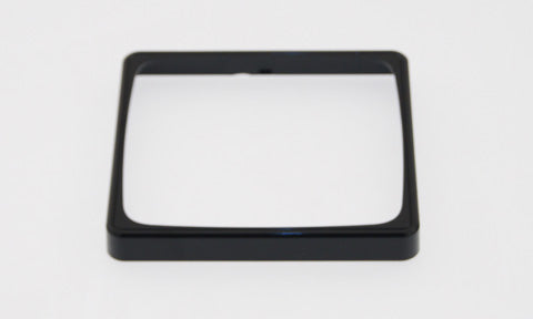 Raymarine A80355 black bezel for square instruments i50, i60, i70 and p70, empty square black frame, front view