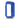 Garmin 010-12191-00 blue silicone case for Edge 520 cycling computer, front view of open-fronted case