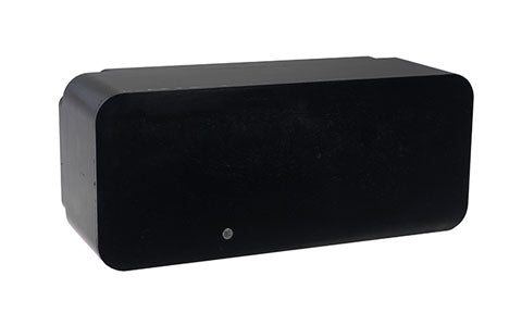 Raymarine A80326 PM111LH-W 2 kW depth pocket mount CHIRP low-high transducer, black rectangular transducer block