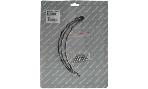 Raymarine A18085 Wheel Pilot Mk2 bearing kit, black bearing parts and small screws in a clear bag on a grey card