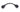 Raymarine A80162 RayNet male to RayNet male adaptor cable 100 mm, short black cable with a round plug at each end