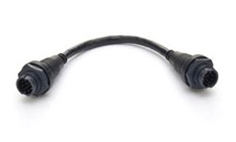 Raymarine A80162 RayNet male to RayNet male adaptor cable 100 mm, short black cable with a round plug at each end