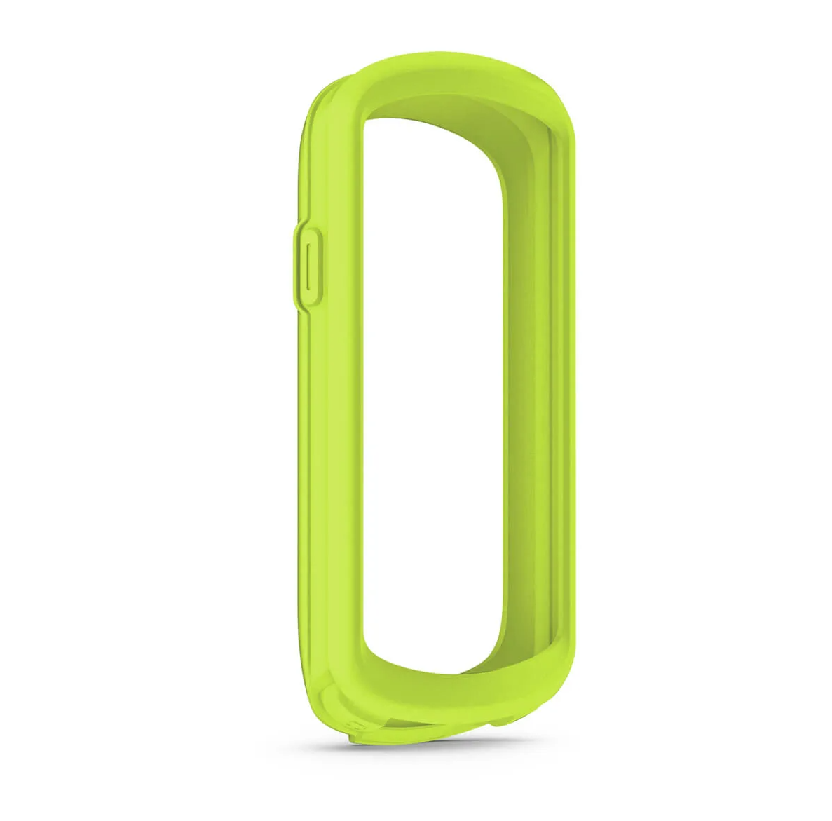 Garmin 010-13229-03 green silicone case for Edge 1040 cycling computer, front view of open-fronted case