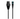 Garmin BlueNet 010-12528-20 field installable adapter kit, black cable with large boot and small blue-ringed plug