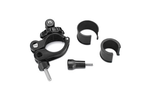 Garmin 010-11921-07 VIRB large tube mount, black clamp with two sleeve inserts and thumb screw