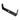Lowrance 000-14589-001 HDS-16 LIVE bracket, black U-shaped steel bracket with rows of holes and bent ends