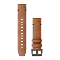QuickFit® 22 Watch Bands, Chestnut leather