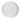 Fusion EL Series 010-12789-20 6.5in classic white grille only, large front view of round perforated grille