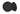 Fusion 010-02299-01 6.5in flush mount round black speakers 30w RMS, pair, front and angled view