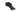 B&G Simrad 000-12230-001 ForwardScan blanking plug, black angled plastic through-hull plug with a threaded barrel