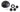 Scanstrut DS30-P black plastic cable seal with spare rubber pads, blanking plug and fixing screws