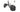 Raymarine A80363 CPT-S trolling motor mounting kit, black transducer in a black clip with a steel strap and studs