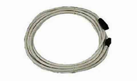 Raymarine A92141D digital radar extension cable 2.5 m, coiled pale grey cable with a plug at each end