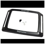Raymarine R70138 wireless maxi facia and buttons spare, black carbon-look frame with Raymarine lettering and small parts