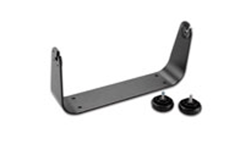 Garmin 010-11426-02 bail mount for GPSMAP 7012 with knobs, black steel U bracket and two knobs