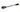 Lowrance TA-UQ2BL-T 000-10052-001 Uniplug transducer to blue unit adaptor cable, blue plug at one end and black plug at other
