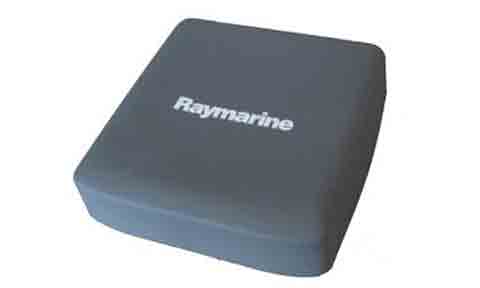 Raymarine A25004-P ST60+ surface mount sun cover, grey soft cover with white Raymarine lettering