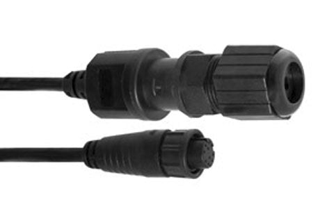 Raymarine A80247 RayNet female to RJ45 female adaptor cable 100 mm, black cable with a round plug and a coupler