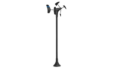 Garmin gWind Race 010-12117-30 transducer only, tall black pole with masthead wind vane and round base
