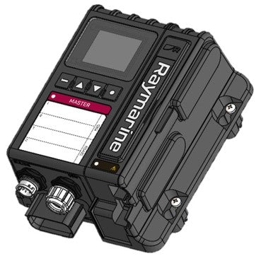 Raymarine E70592 YachtSense master unit 12 or 24 V with two J1939 ports, black box with a screen and a red MASTER label