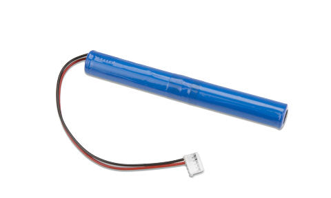 Garmin gWind 010-12117-10 NiMH battery replacement, blue cylindrical battery pack with wires and plug