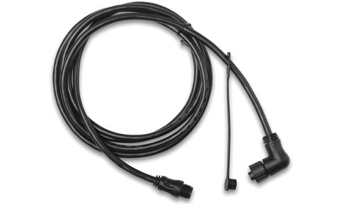 Garmin 010-11089-01 NMEA 2000 drop or spur cable 30 cm with right angle female connector, black coiled lead