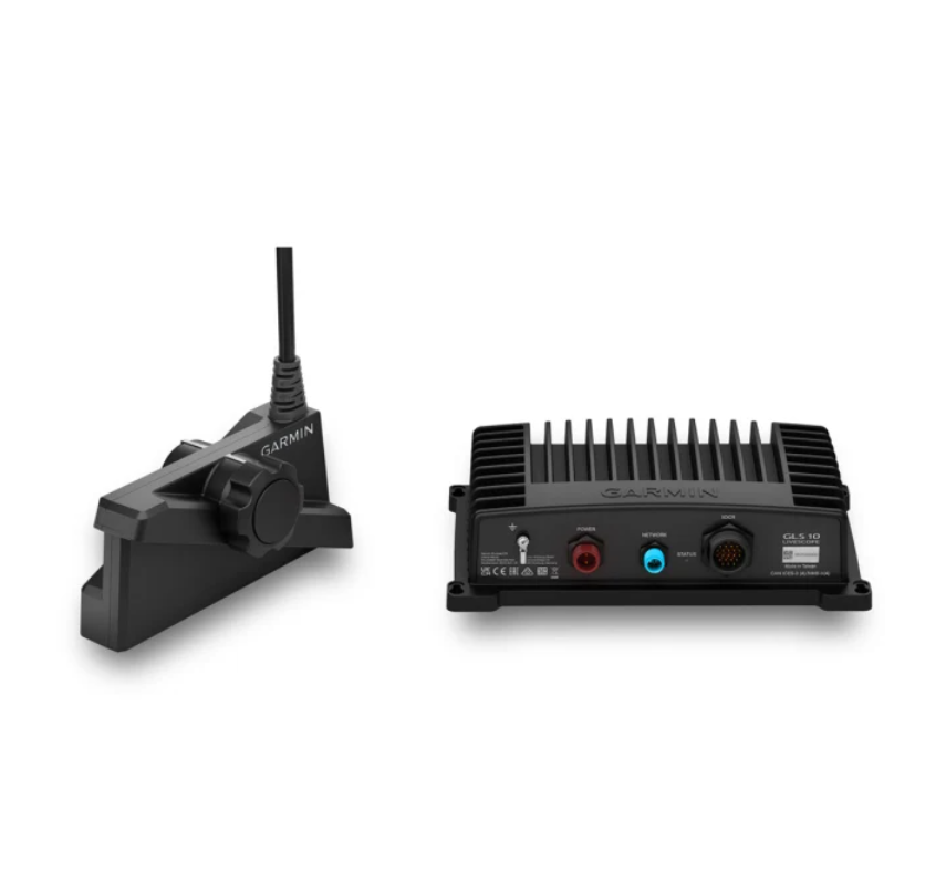 Garmin LiveScope Plus 010-02706-00 system with GLS 10 black box and LVS34 transducer on a clamp
