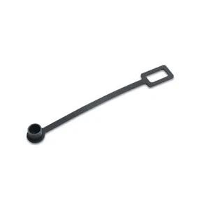 Garmin 010-10817-01 NMEA 2000 weather cap, black rubber cap on a long strap with a tab