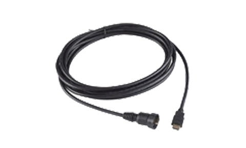 Garmin 010-12390-20 HDMI cable for GPSMAP, black lead with waterproof round plug and HDMI plug