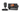 Garmin 215i VHF radio 010-02097-01, black unit with orange channel 16 display and coiled handset lead