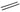 Garmin 010-12165-04 trim piece snap covers for GPSMAP 7416, two long thin black rods laid diagonally