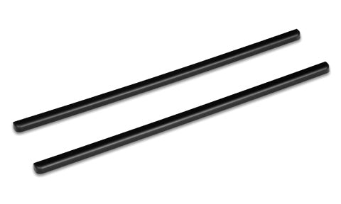Garmin 010-12165-04 trim piece snap covers for GPSMAP 7416, two long thin black rods laid diagonally