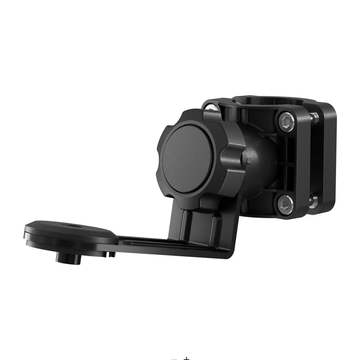 Garmin 010-13228-00 perspective mount for LiveScope Plus LVS34, black clamp with knob and angled arm