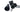 Simrad SKT100 TP10/WP10 plug and socket set, black round plug, flush socket plate and fixing screws